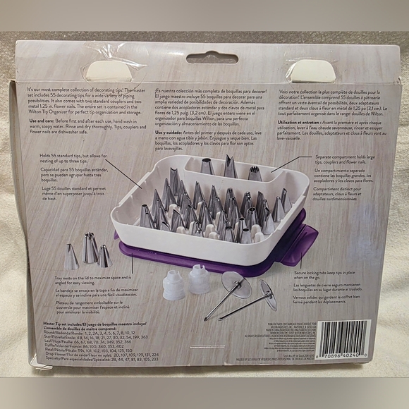 Wilton™ 55-Piece Master Cake & Cupcake Piping Tip Set - Picture 2 of 5
